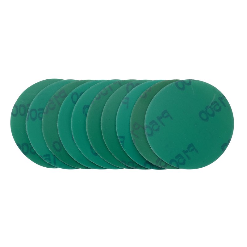 Draper Wet and Dry Sanding Discs with Hook and Loop, 75mm, 1500 Grit (Pack of 10) DRA-08111