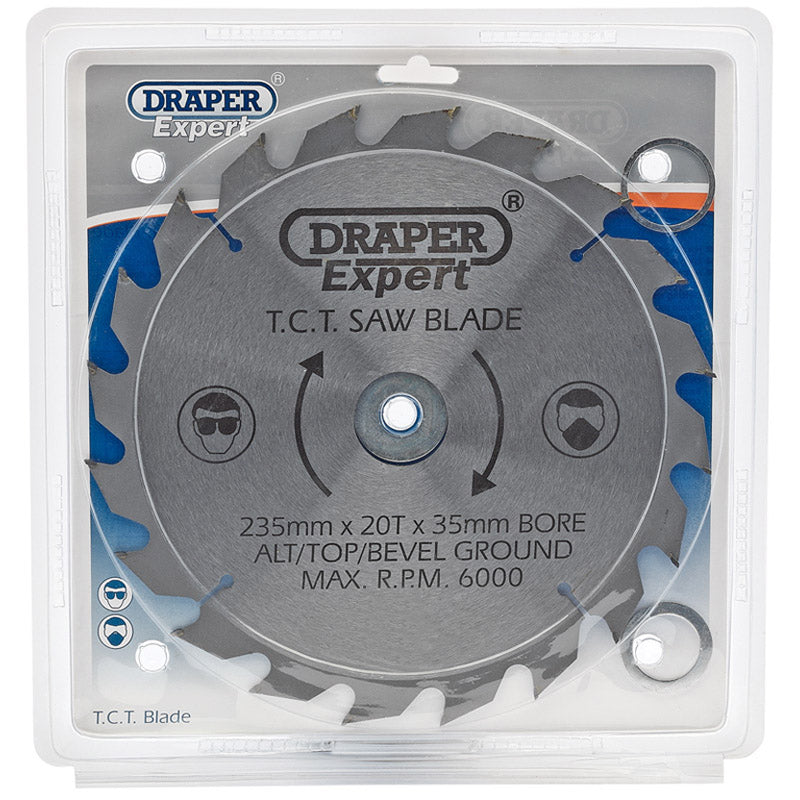 Draper Expert TCT Saw Blade, 235 x 35mm, 20T DRA-09483