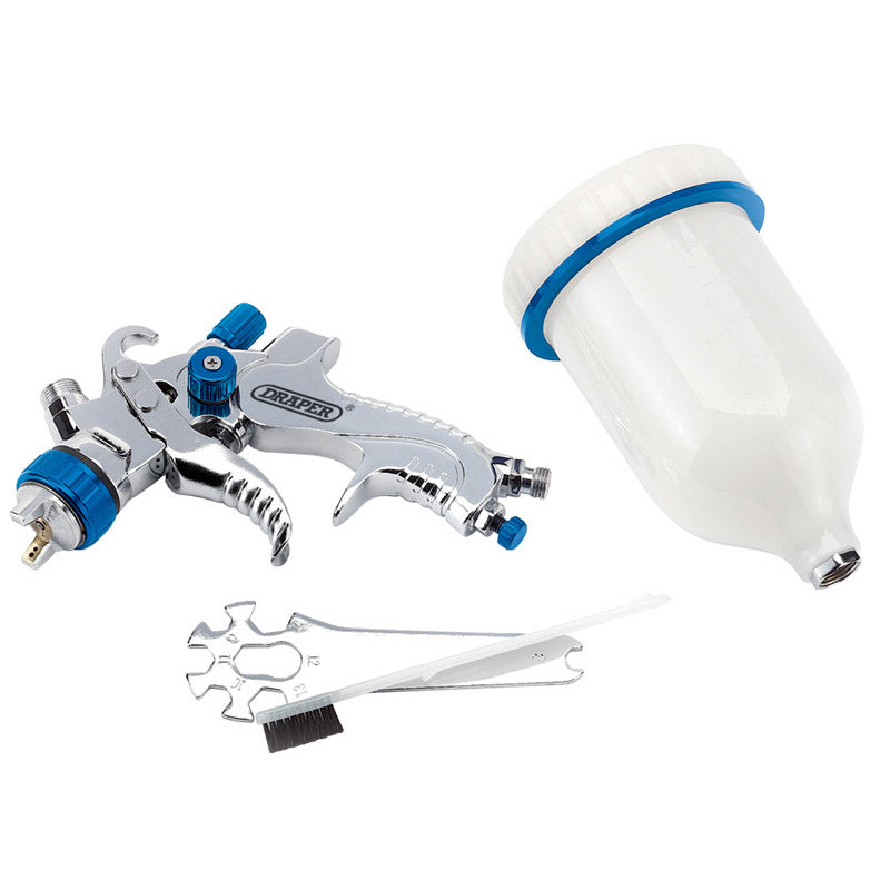 Draper Gravity Feed HVLP Air Spray Gun, 600ml DRA-09706