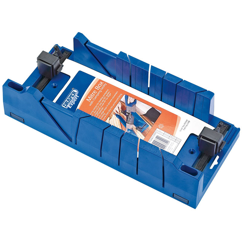 Draper Mitre Box with Clamping Facility, 367 x 116 x 70mm DRA-09789