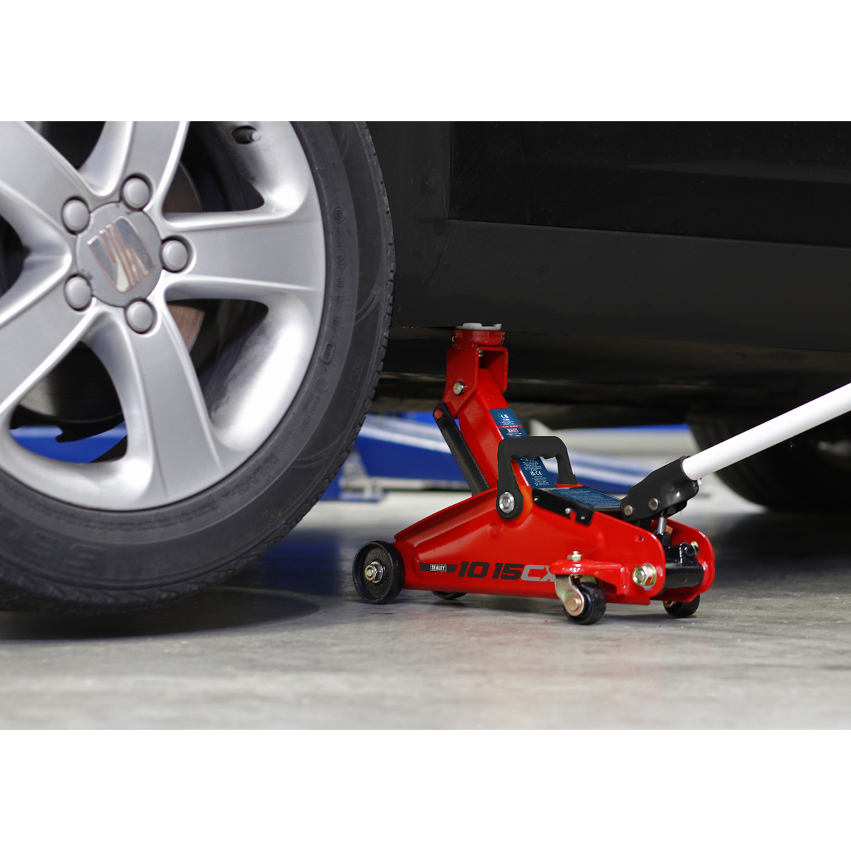 Sealey 1.5tonne Short Chassis Trolley Jack 1015CX