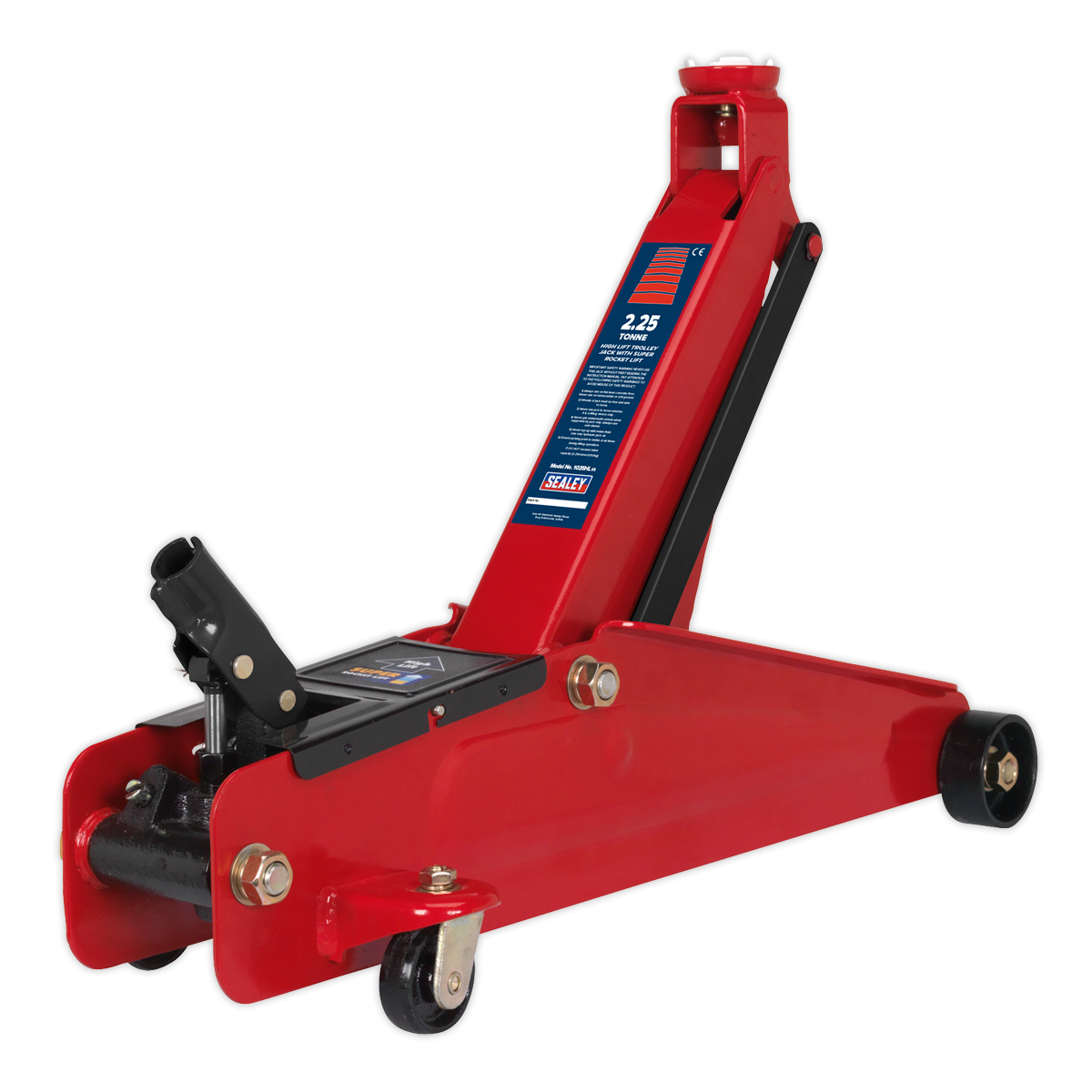 Sealey 2.25tonne High Lift SUV Trolley Jack with Super Rocket Lift 1025HL