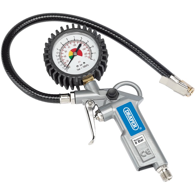 Draper Pistol-Grip Air Inflator DRA-10604