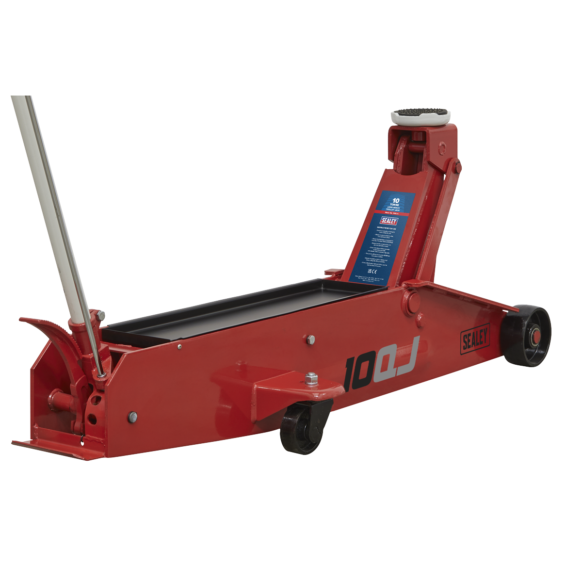 Sealey 10tonne Long Reach Trolley Jack 10QJ