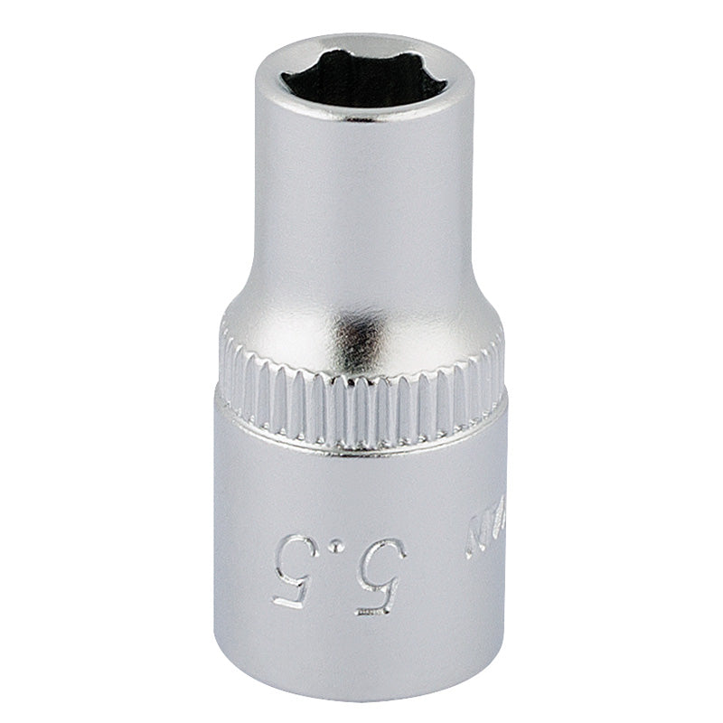 Elora Hexagon Socket, 1/4" Sq. Dr., 5.5mm DRA-11094