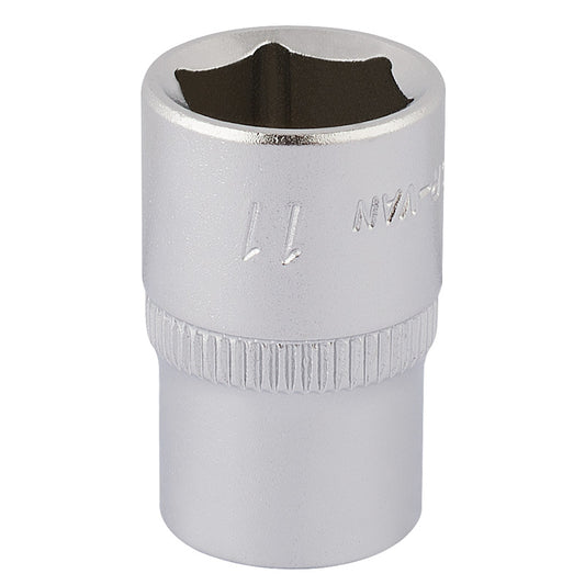 Elora Hexagon Socket, 1/4" Sq. Dr., 11mm DRA-11100