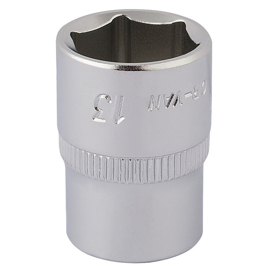 Elora Hexagon Socket, 1/4" Sq. Dr., 13mm DRA-11102