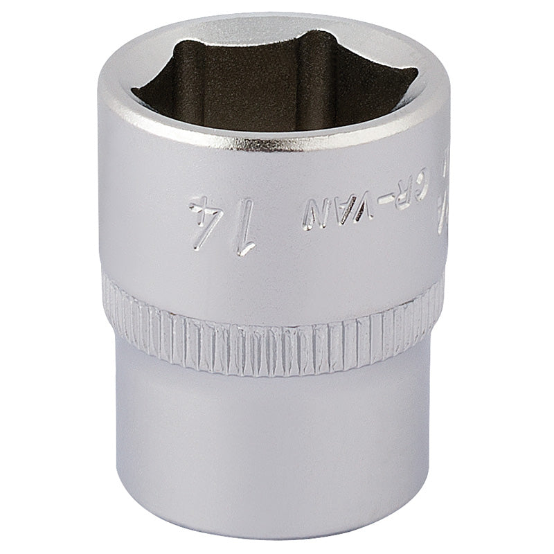 Elora Hexagon Socket, 1/4" Sq. Dr., 14mm DRA-11103