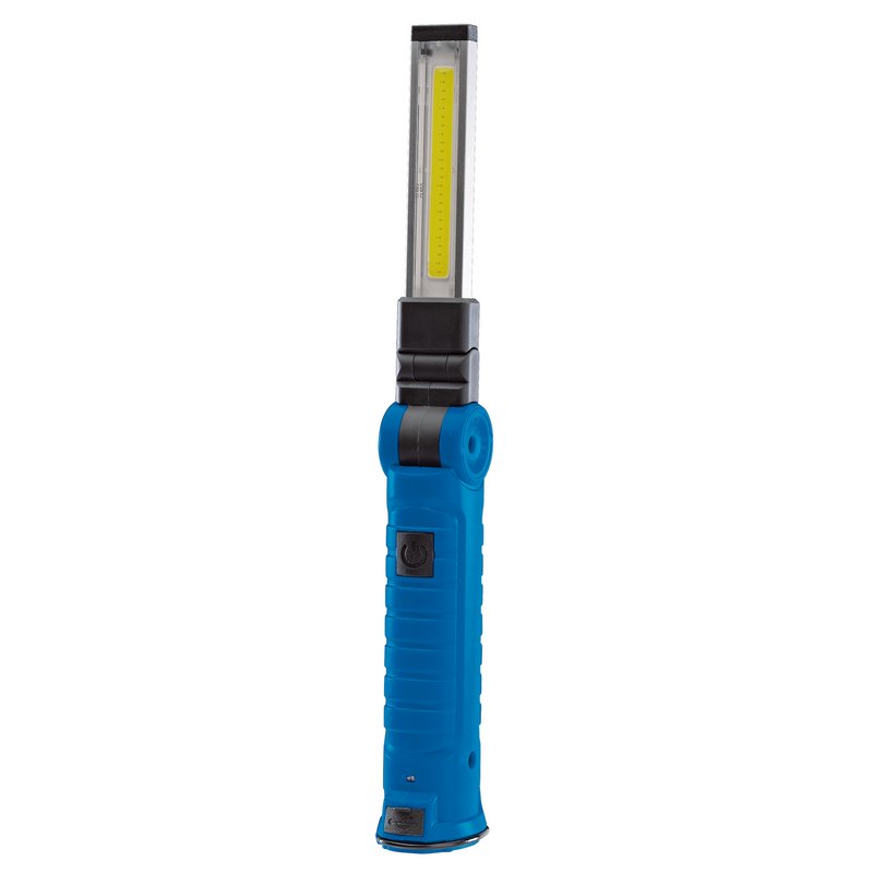 Draper COB/SMD LED Rechargeable Slimline Inspection Lamp, 3W, 240 Lumens, Blue DRA-11769