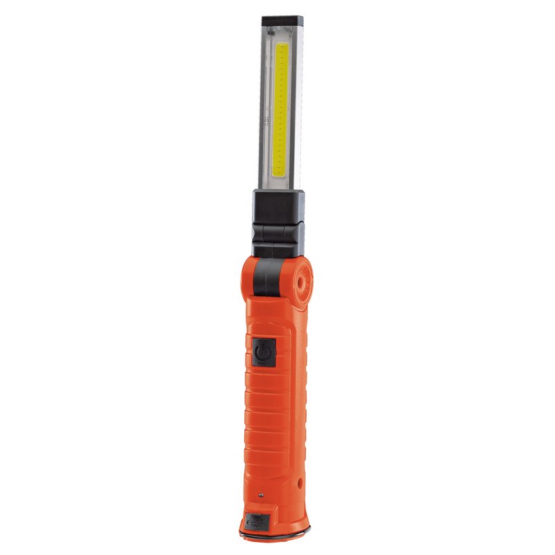 Draper COB/SMD LED Rechargeable Slimline Inspection Lamp, 3W, 240 Lumens, Orange DRA-11776