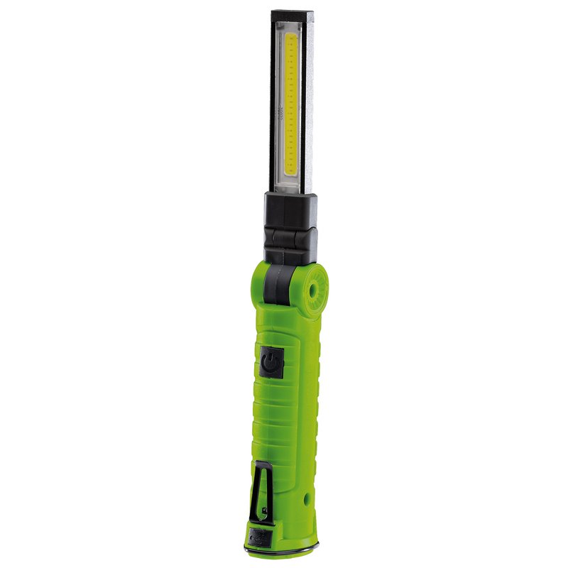 Draper COB/SMD LED Rechargeable Slimline Inspection Lamp, 3W, 170 Lumens, Green DRA-11856