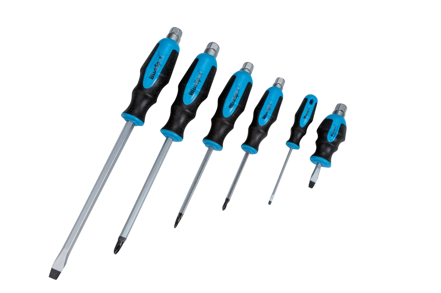 BlueSpot 6 PCE Hex Bolster Screwdriver Set 12068