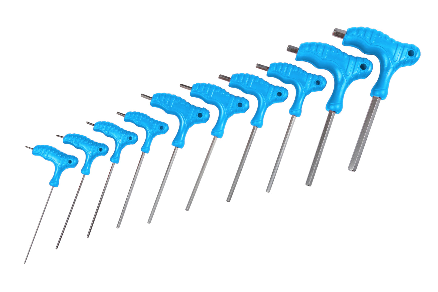 BlueSpot 10 PCE Metric T Handle Hex Key Set (2-10mm) 12185
