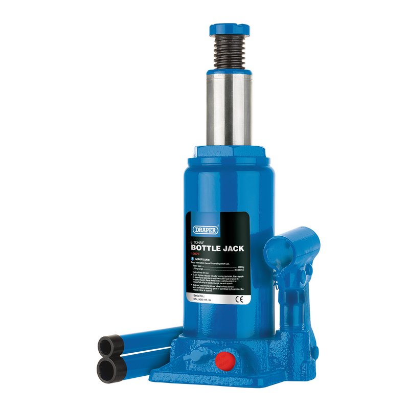 Draper Hydraulic Bottle Jack, 8 Tonne DRA-13070