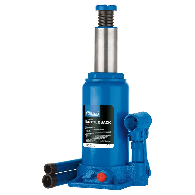 Draper Hydraulic Bottle Jack, 10 Tonne DRA-13072