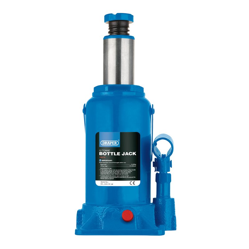 Draper Hydraulic Bottle Jack, 12 Tonne DRA-13073