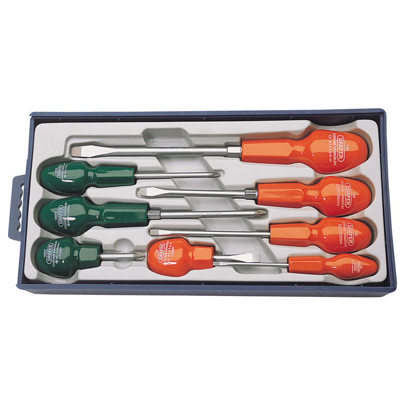 Draper Cabinet Pattern Screwdriver Set (8 Piece) DRA-14077