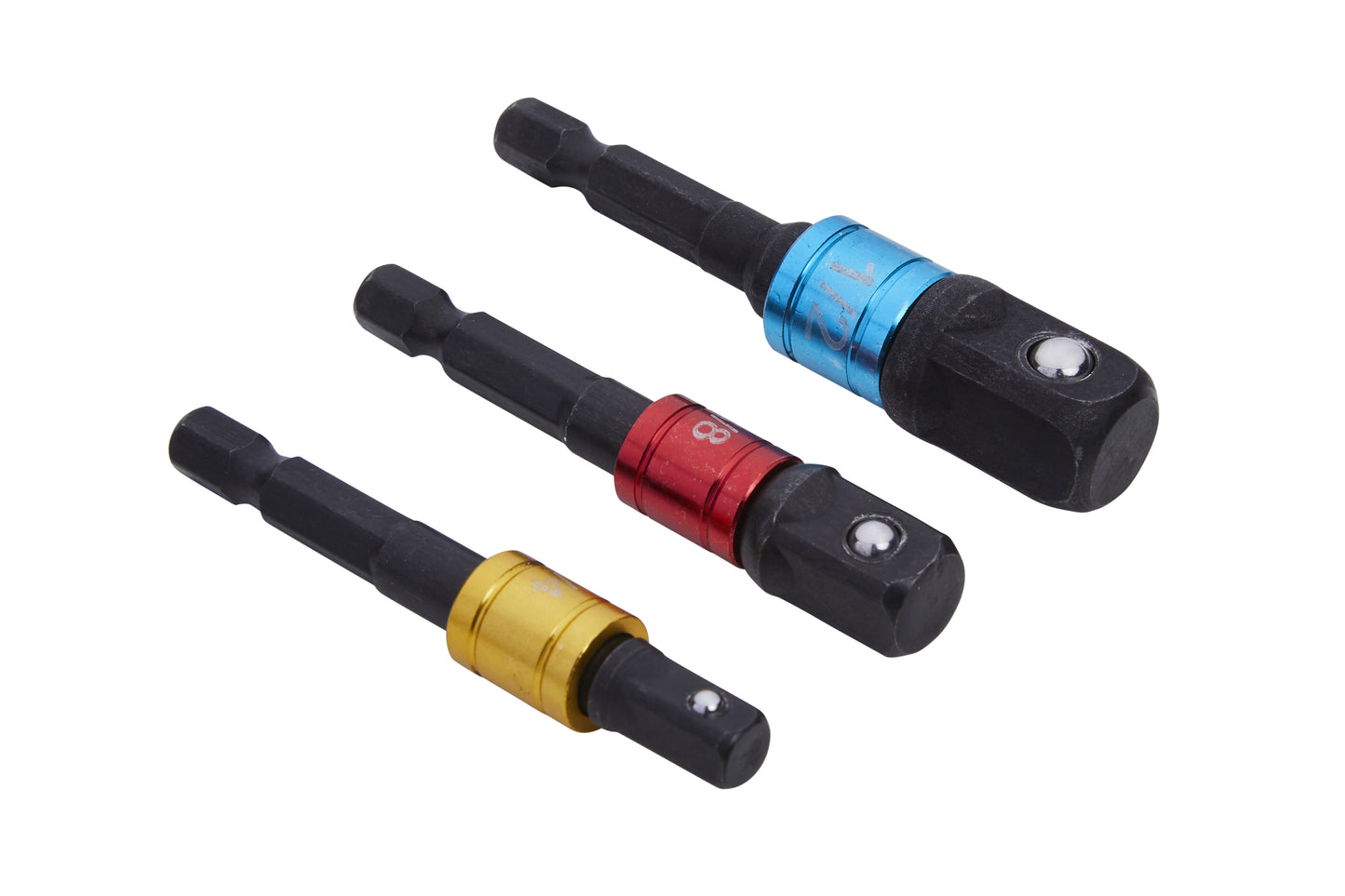 BlueSpot Colour Coded Impact Socket Adaptors (1/4"-3/8"-1/2") 14113