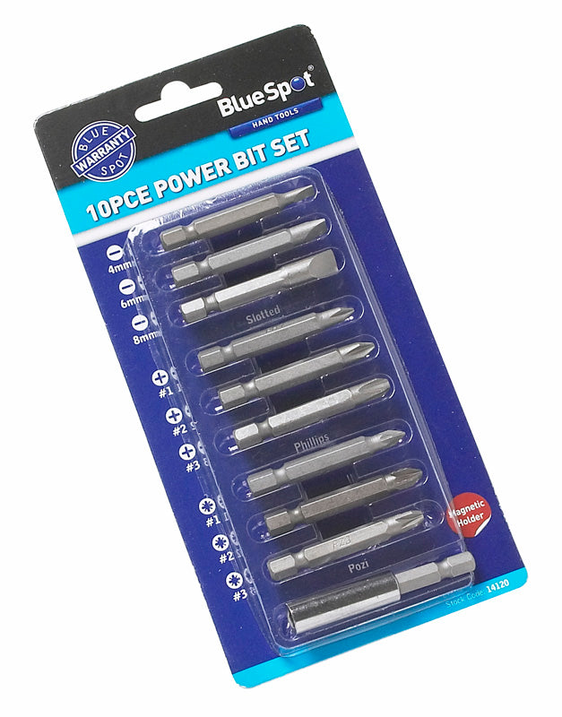BlueSpot 10 PCE Power Bit Set 14120