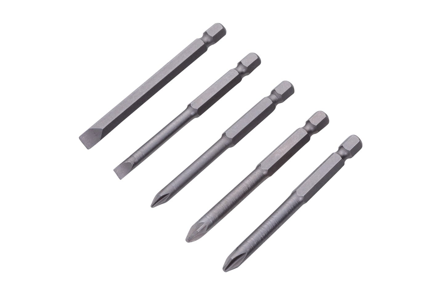 BlueSpot 5 PCE 75mm (3") Screwdriver Bits (PH-PZ Slot) 14123