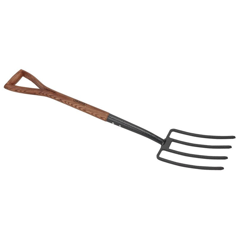 Draper Carbon Steel Garden Fork with Ash Handle DRA-14301