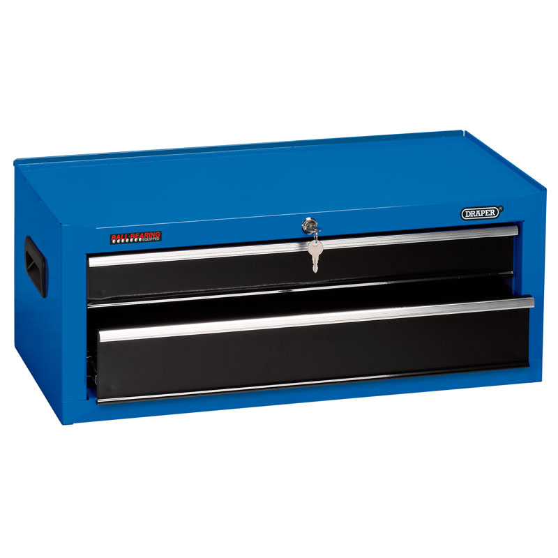 Draper Intermediate Tool Chest, 2 Drawer, 26", Blue DRA-14958