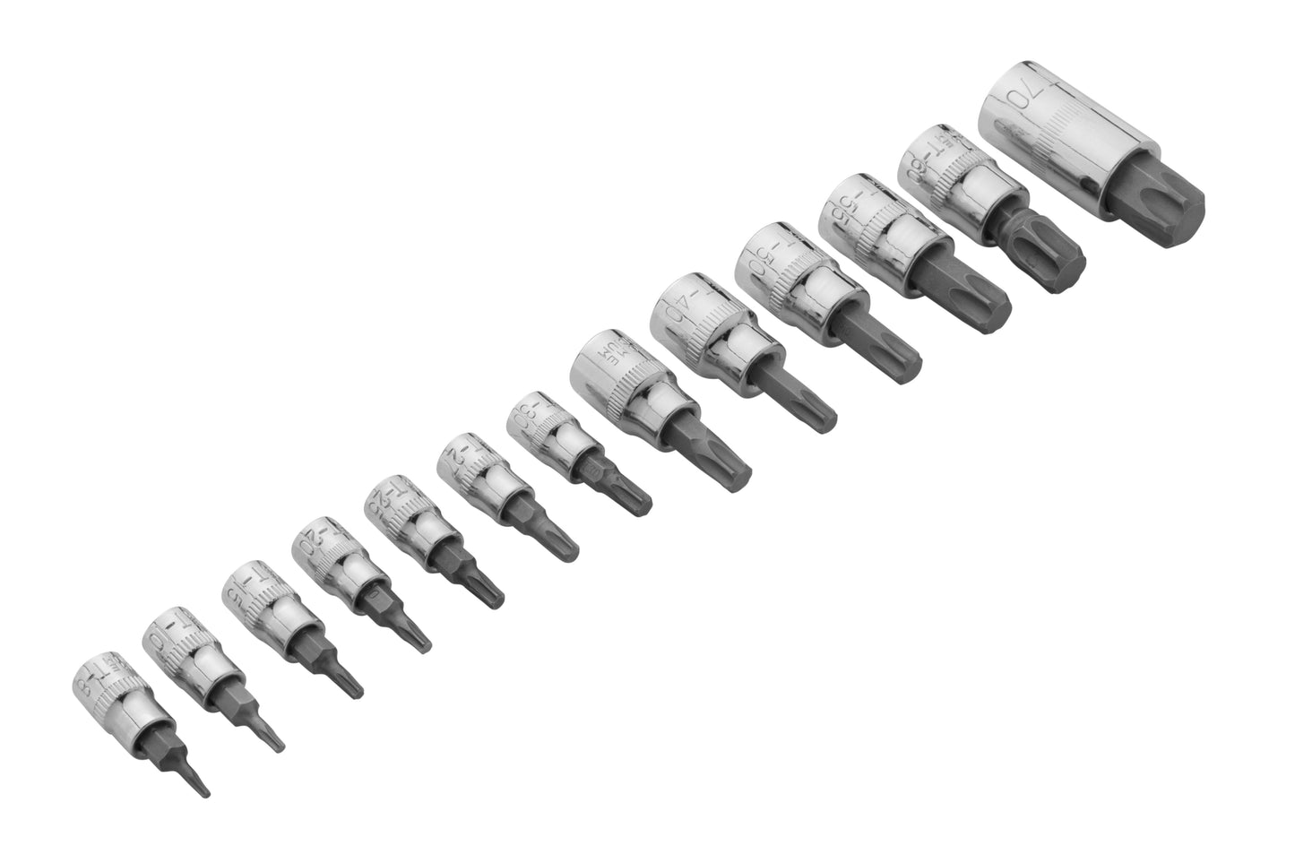 BlueSpot 13 PCE Torx Socket Bit Set (T8-T70) 01503