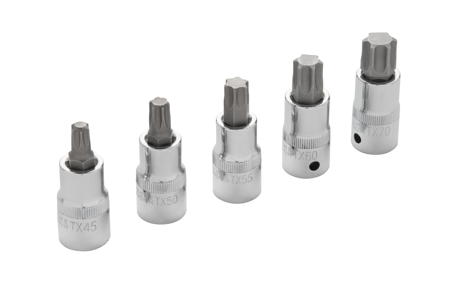 BlueSpot 5 PCE 1/2" Torx Bit Set (T45-T70) (EVA FOAM) 01505