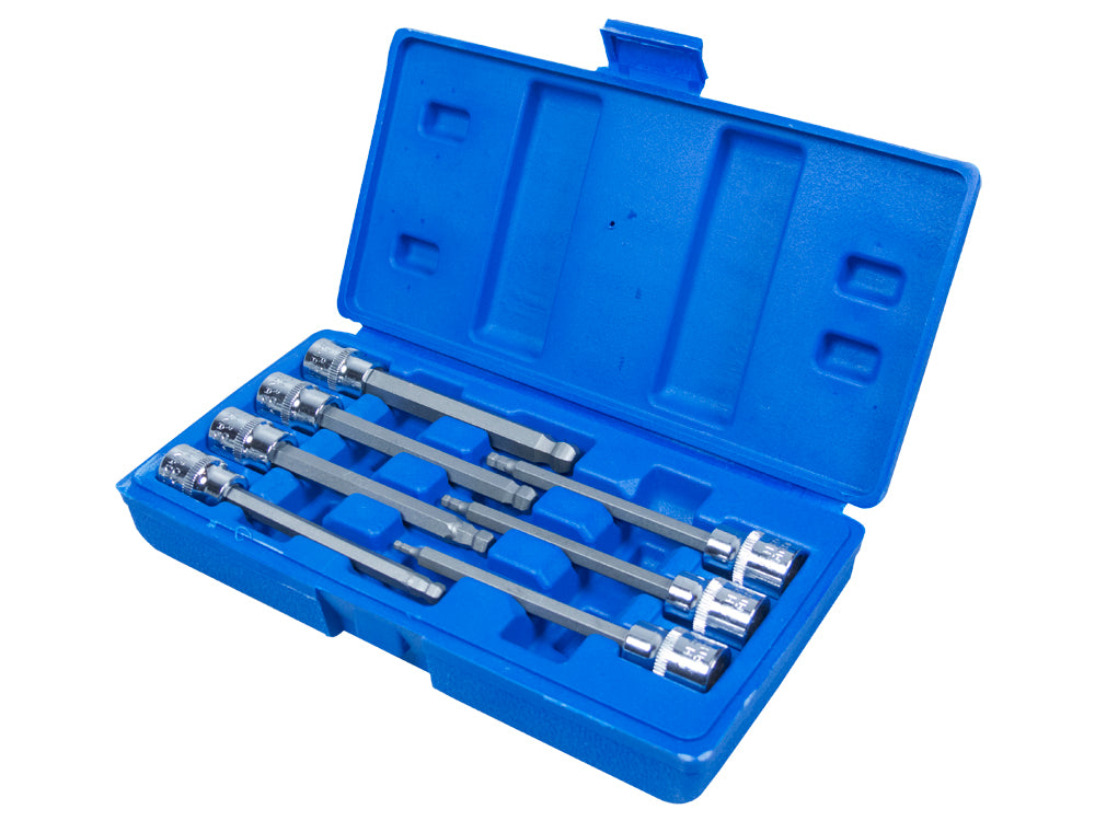 BlueSpot 7 PCE 3/8" Extra Long Ball Ended Hex Socket Bit Set (H3-H10) 01510