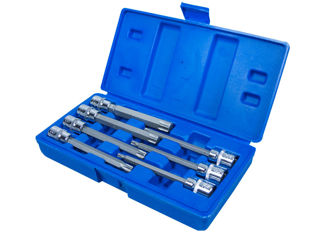 BlueSpot 7 PCE 3/8" Extra Long Torx Socket Bit Set (T25-T60) 01514