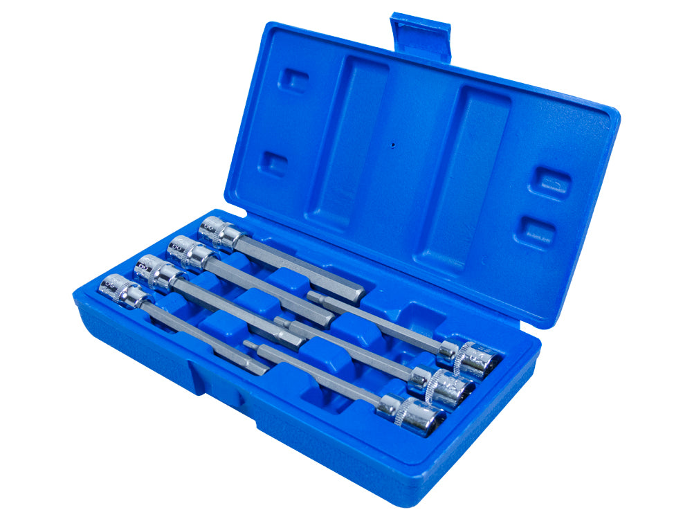 BlueSpot 7 PCE 3/8" Extra Long Hex Socket Bit Set (H3-H10) 01516