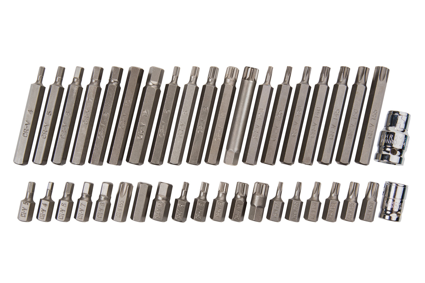 BlueSpot 40 PCE 1/2" & 3/8" Mixed Hex, Spline and Torx Bit Set 01517
