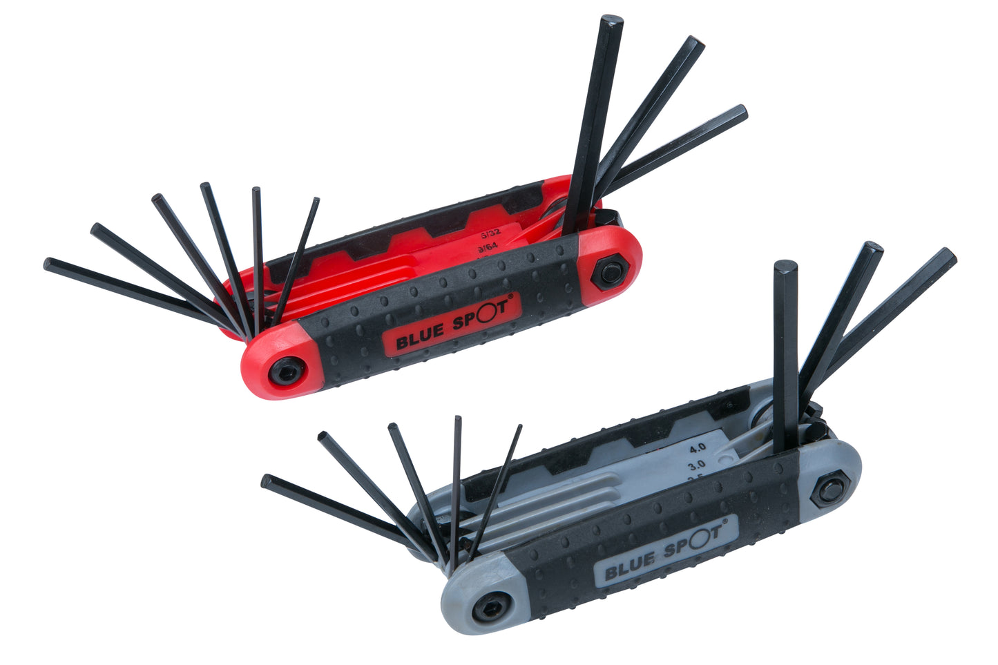 BlueSpot 17 PCE Metric and Imperial Hex Key Set (1.5-8mm) (5/64"-1/4") 15182