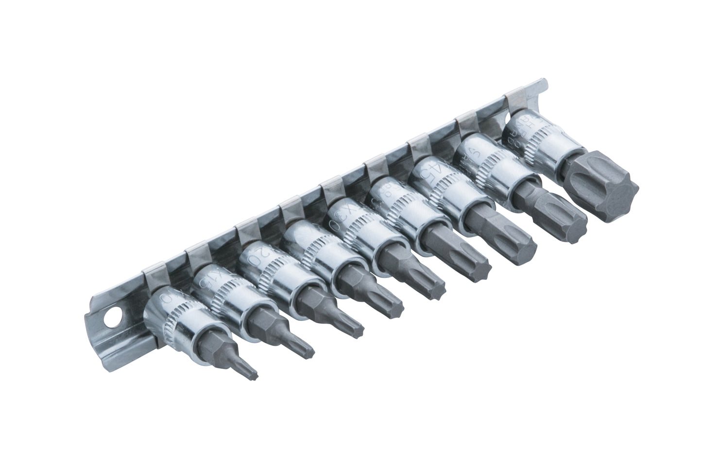 BlueSpot 9 PCE 1/4" Torx Bit Socket Set (T10-T60) 01521