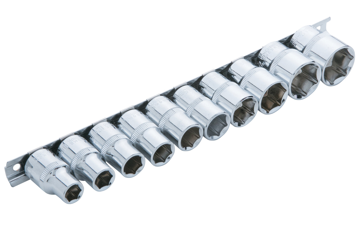 BlueSpot 10 PCE 1/2" Metric Socket Set (10-24mm) 01526
