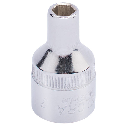 Elora Hexagon Socket, 1/2" Sq. Dr., 7mm DRA-15296