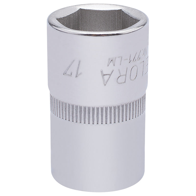 Elora Hexagon Socket, 1/2" Sq. Dr., 17mm DRA-15306