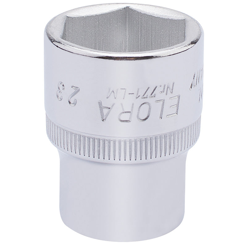 Elora Hexagon Socket, 1/2" Sq. Dr., 23mm DRA-15312