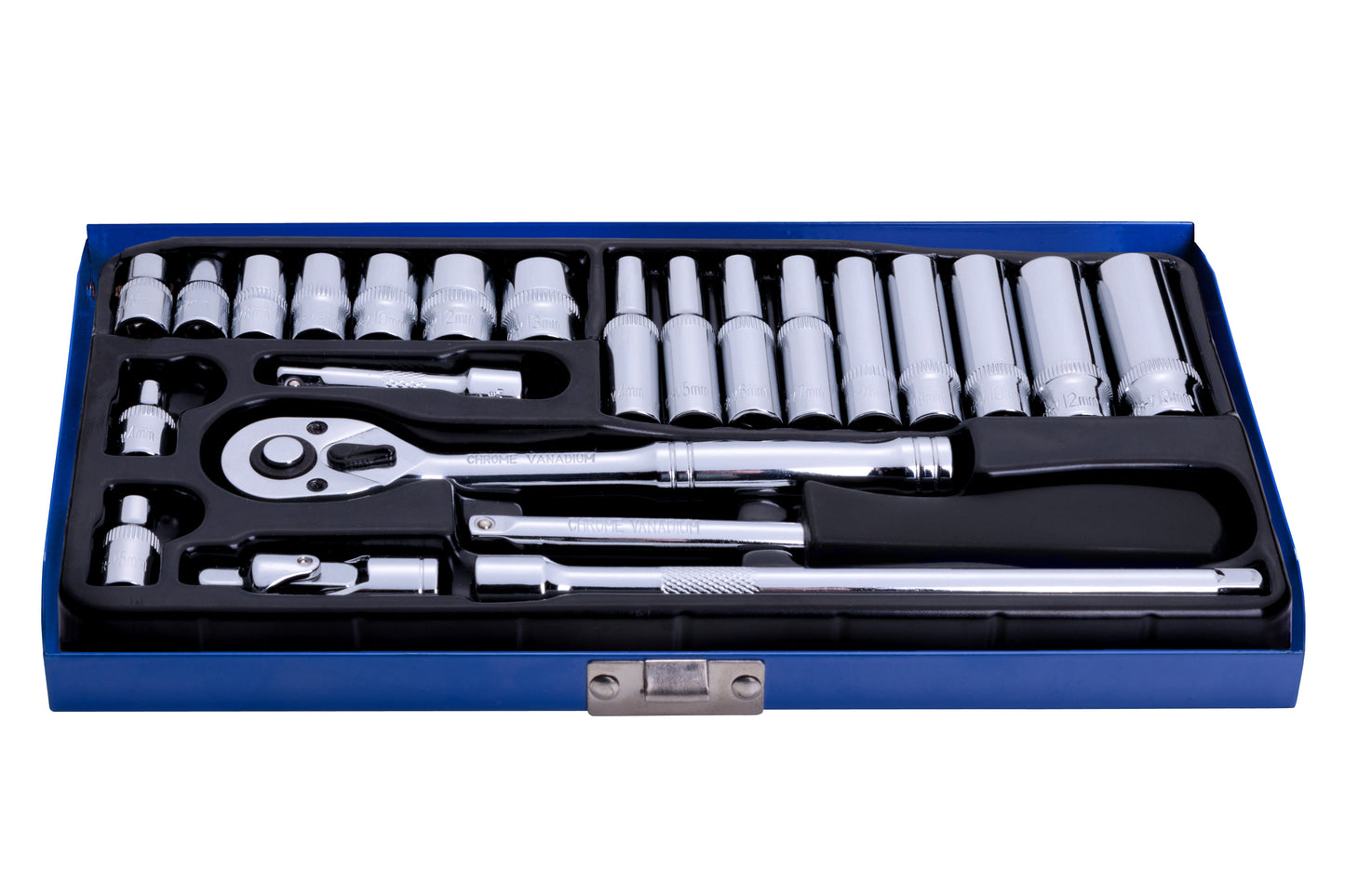 BlueSpot 24 PCE 1/4" Metric Socket Set (4-13mm) 01531