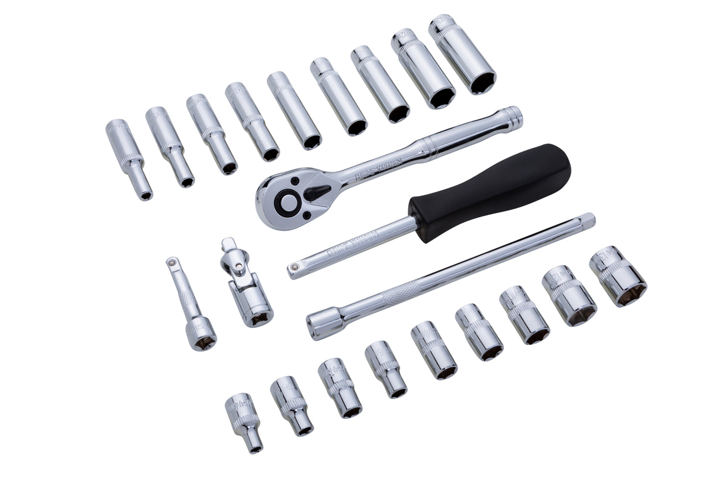BlueSpot 24 PCE 1/4" Metric Socket Set (4-13mm) 01531