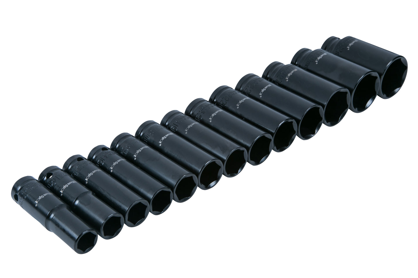 BlueSpot 13 PCE 1/2" Metric Deep Impact Sockets (13-32mm) 01538