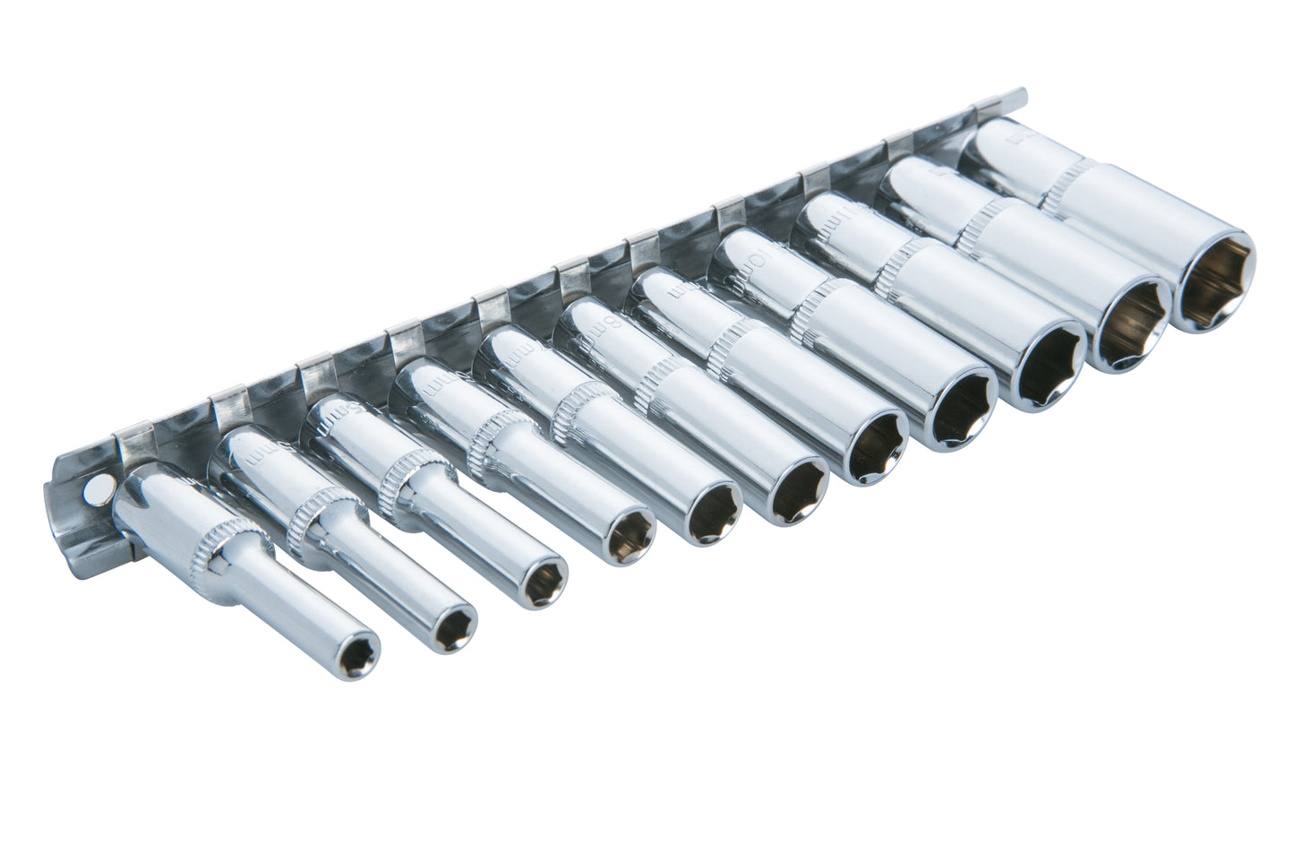 BlueSpot 11 PCE 1/4" Metric Deep Socket Set (4-13mm) 01540
