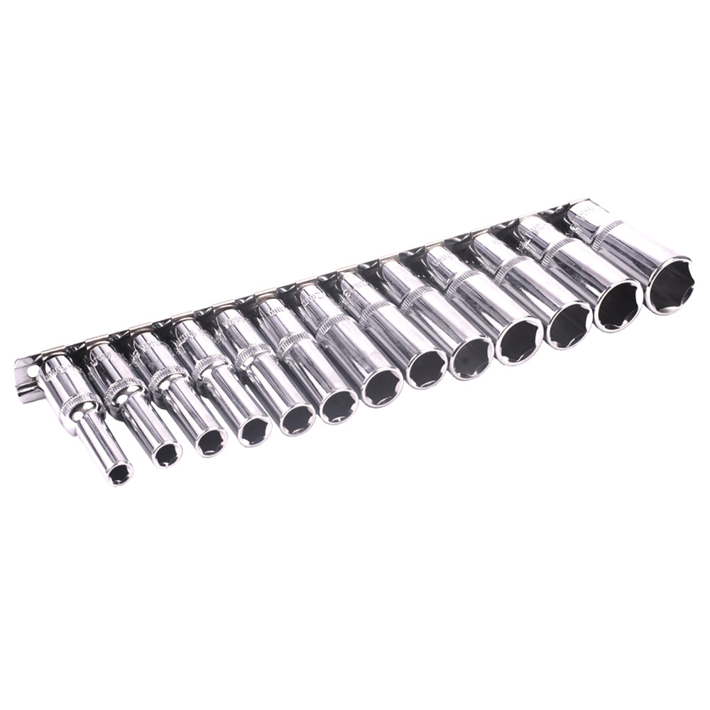 BlueSpot 13 PCE 3/8" Metric Deep Socket Set (6-19mm) 01542