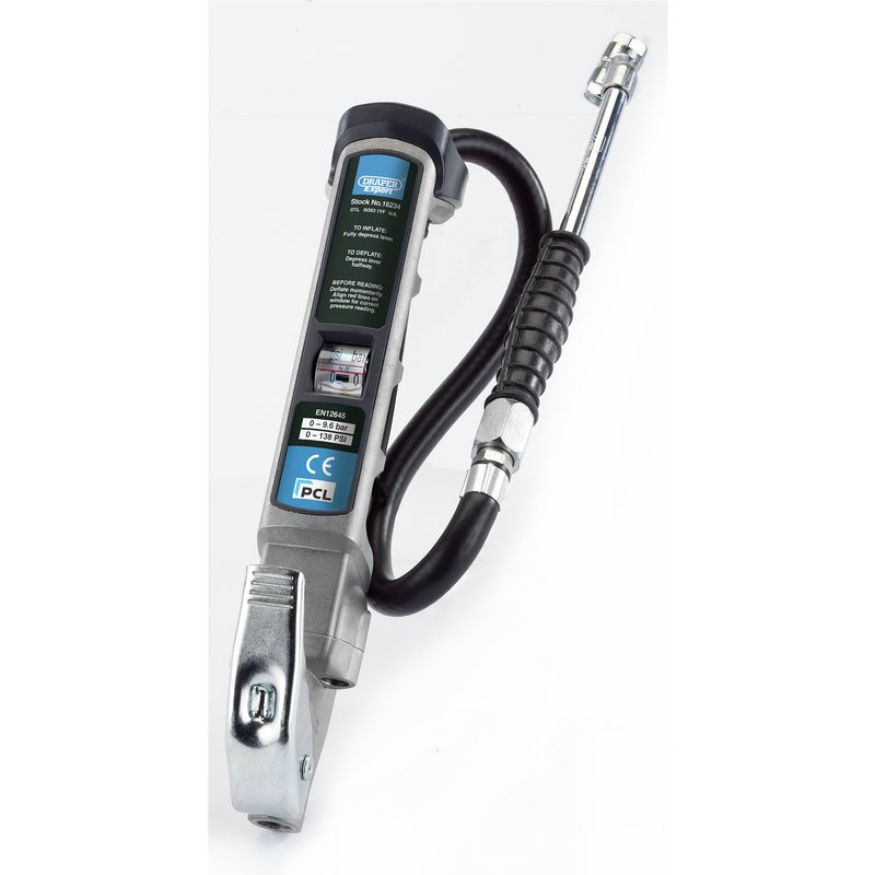 Draper Hi-Flo Air Line Inflator with Twin Open Ended Connector DRA-16234