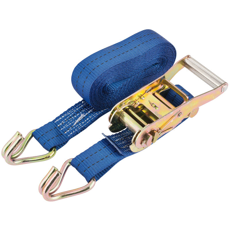 Draper Heavy Duty Ratcheting Tie Down Straps, 6m x 38mm, 750kg DRA-16263