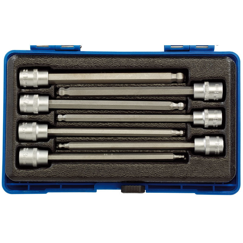 Draper Hexagonal Socket Bit Set, 3/8" Sq. Dr. (7 Piece) DRA-16297
