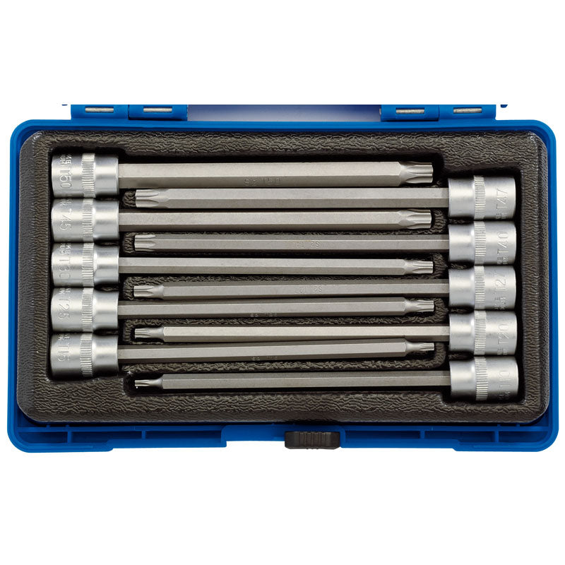 Draper TX-STAR® ; Long Socket Bit Set, 3/8" Sq. Dr., 150mm (10 Piece) DRA-16311