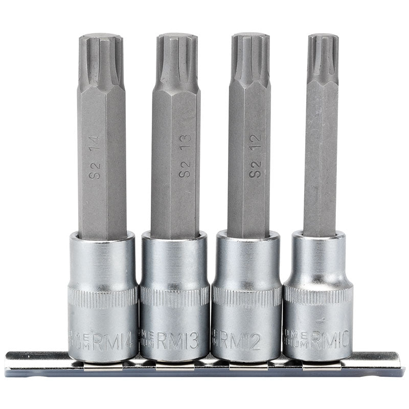 Draper Ribe® ; Socket Bit Set, 1/2" Sq. Dr. (4 Piece) DRA-16345