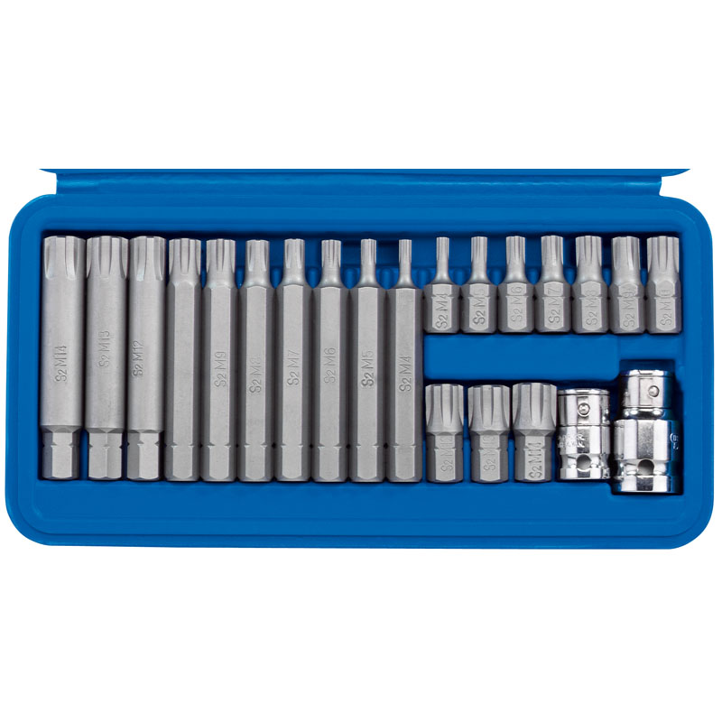 Draper Ribe® ; 3/8, Socket and Bit Set, 1/2" Sq. Dr. (22 Piece) DRA-16347