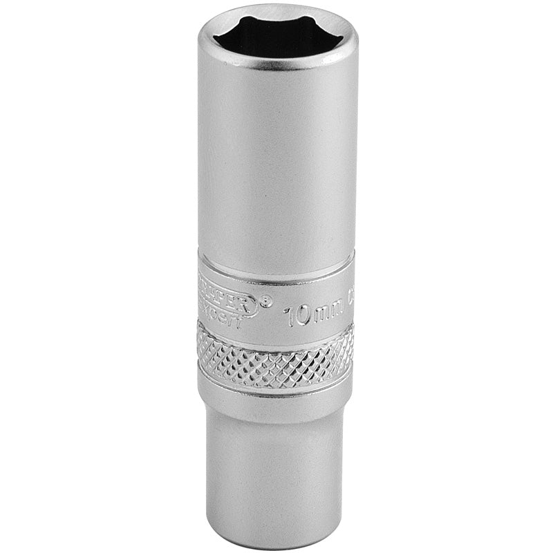 Draper 6 Point Deep Socket, 1/4" Sq. Dr., 10mm DRA-16529